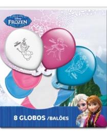 8 Balões Festa  Frozen