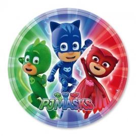 8 pratos Festa PJ Masks 23cm