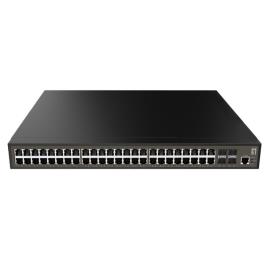 LEVELONE SWITCH 52-PORT L2 PLUS MANAGED GIGABIT 48 X GIGABIT RJ45 4 X GIGABIT SF