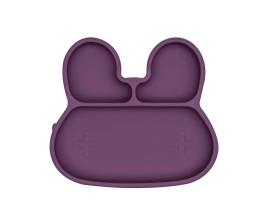 Prato com ventosa Plum Bunny