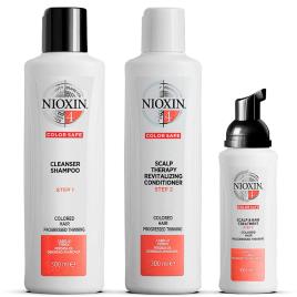 NIOXIN 3-Part System 4 Loyalty Kit for Coloured Hair with Progressed Thinning