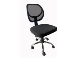 Cadeira de Escritório CSD Trader Preto (42 x 38 cm - Rede e Cromado)