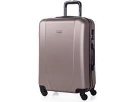 Mala de Viagem ITACA Abs Texturizado (Média - 70 L - Champagne)