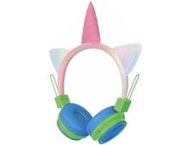 Auscultadores com Fio NEWSCIENCE A-638 (On Ear - Azul)