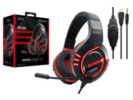 Auscultadores com Fio ACCETEL EPG-601 (On Ear - Microfone - Preto)