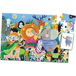 Clementoni Find And Find Funny Animals Puzzle