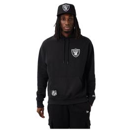 New Era Las Vegas Raiders Half Logo Oversized Hoodie Preto S