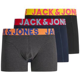 Jack & Jones Crazy Solid Boxer 3 Units Colorido 12 Years