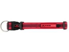 Nayeco Coleira X-Trm Pro Em Nylon Vermelho 48-66Cm X 2,5Cm