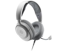 Auscultadores Gaming STEELSERIES Arctis Nova 1 W (Over Ear - Microfone - Branco)