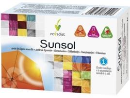 Suplemento Alimentar NOVADIET Sonsol 30 Cápsulas (Uva, Maçã)