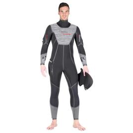 Mares Flexa Graphene 7 Mm Semydry Suit Preto,Cinzento M-Large Long