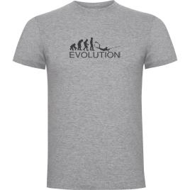 Kruskis Evolution Spearfishing Short Sleeve T-shirt Cinzento L