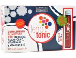 Suplemento Alimentar ARTESANIA Ferrotonic X 14 Viales (60 Cápsulas)