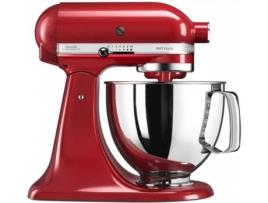 Batedeira com Taça KITCHENAID 175 Empire Red (4.8 L - 300 W - 7 acessórios)