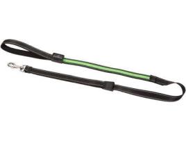 Trela para Cães NUMAXES Luz LED (Verde - 155cm - Nylon)