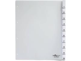 Separador DURABLE 6831-19 Transparente (24,5 x 29,7 cm)