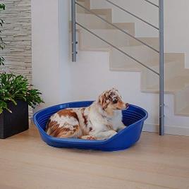 Cama para Cães FERPLAST Deluxe (Preto - Tam: M)