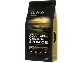 Ração para Cães PROFINE (15Kg - Seca - Porte Grande - Adulto - Sabor: Frango)