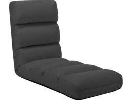 Colchão Dobrável para Cadeirão  Couro Artificial Antracite (175x56x20 cm)