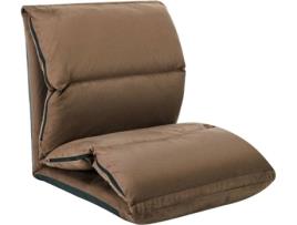 Colchão Dobrável para Cadeirão  Microfibra Cinzento-Acastanhado (216x56x9 cm)