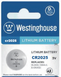 Pilha Botao Westinghouse Litio 3v Cr2025 (1un)