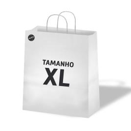 Saco Papel Leve Branco Tamanho Xl -42x49x16cm 90gr