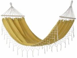Cama de Rede Dkd Home Decor Ocre Poliéster Algodã.