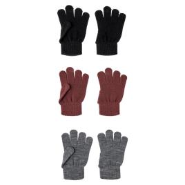 Name It Magic Gloves 3 Pairs  9-13 Years