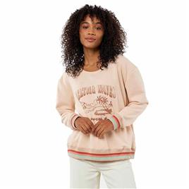 Polar sem Capuz Mulher  Crew Striped Rip Curl Azul escuro - S