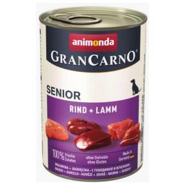 Animonda Gran Carno Senior Beef And Lamb 400g Wet Dog Food Transparente