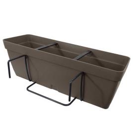 Artplast Lolego Fly Square With Square Set Squad 50 Cm Garden Planter Dourado