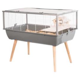 Zolux Neo Nigha H36 Rodent Cage Prateado