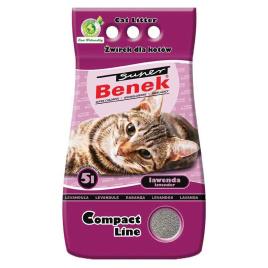 Super Benek Compact Lavender 5l Cat Litter Dourado