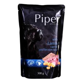 Dolina Noteci Piper Animals With Lamb Carrot And Rice 500g Wet Dog Food Dourado