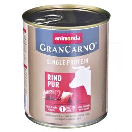 Animonda Gran Carno Single Protein Flavor Beef 800g Wet Dog Food Transparente