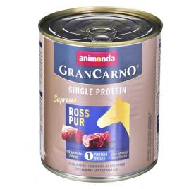 Animonda Gran Carno Single Protein Flavor Horse Meat 800g Wet Dog Food Transparente