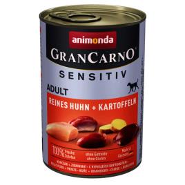 Animonda Gran Carno Sensitiv Chicken Liver 400g Wet Dog Food Dourado