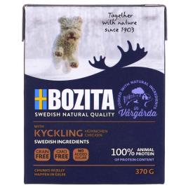 Bozita Swdish Natural Quality Meat Pieces With Elk 370g Wet Dog Food Transparente