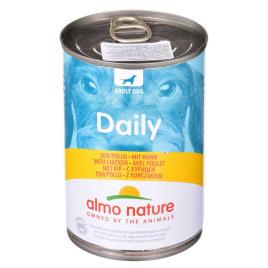 Almo Nature Daily Menu Dog Chicken 400g Wet Dog Food Transparente