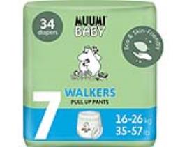 Fralda Cueca Muumi Baby Tamanho 7 (16-26 Kg) 34un