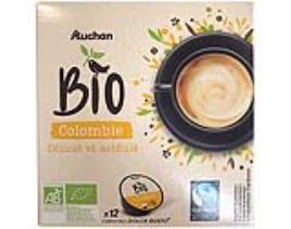 Cápsulas Café Dg Auchan Bio Colombia 12 Un