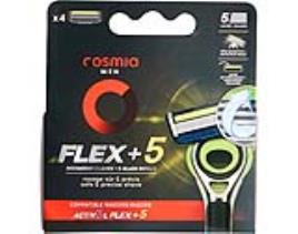 Recargas Cosmia Men Flex 5 Lâminas 4un