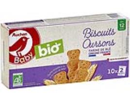 Bolachinhas Auchan Baby Bio 12 Meses 150g