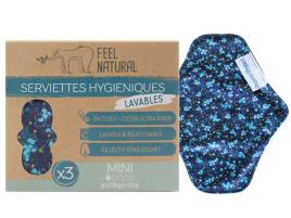 Pensos Feel Natural Higiénicos Reutilizáveis Mini 3un