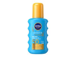 Protetor Solar Bronzeado Natural Spray Fp50 Protect & Bronze Nivea Sun 200 Ml