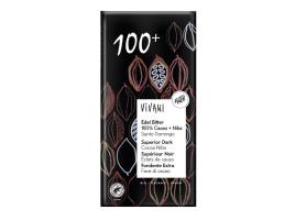 Chocolate Preto Vivani 100% Cacau Bio 80g