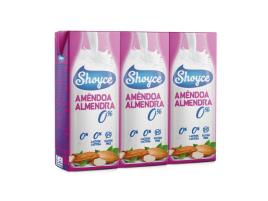 Bebida De Amêndoa Shoyce: 0% Açucares 3x200ml