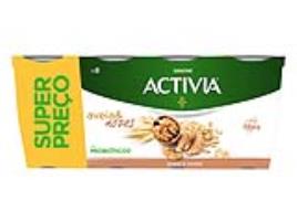 Iogurte Activia Bifidus Aveia Nozes 8x120g