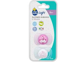 Chupetas Silicone 0m+ Neo Baby Rosa Pack 2 Unidades